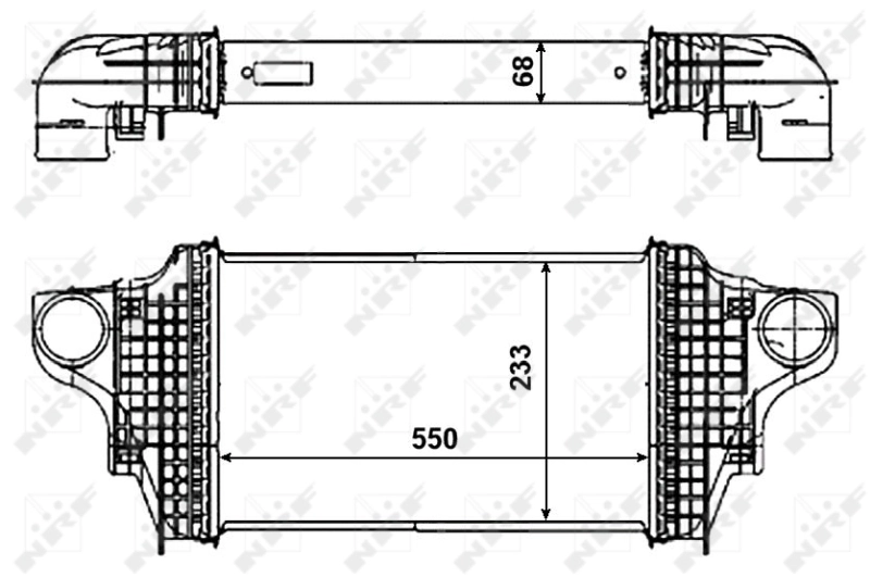 Radiador de intercooler 30464 NRF