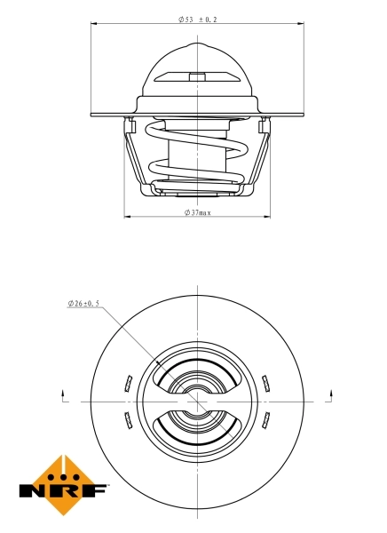Termostato 725128 NRF