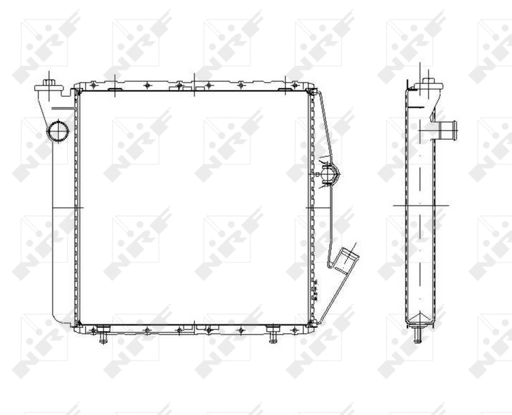 Radiador de esfriamento de motor 8660000447 Renault (RVI)