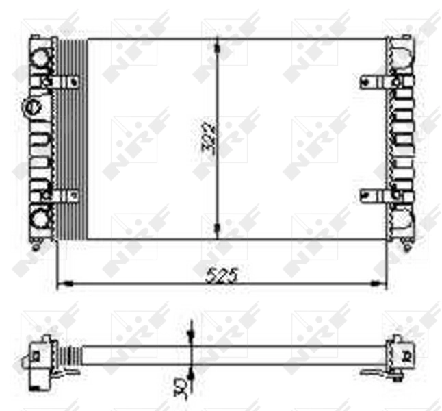 Compre Radiador de esfriamento de motor Seat Cordoba 