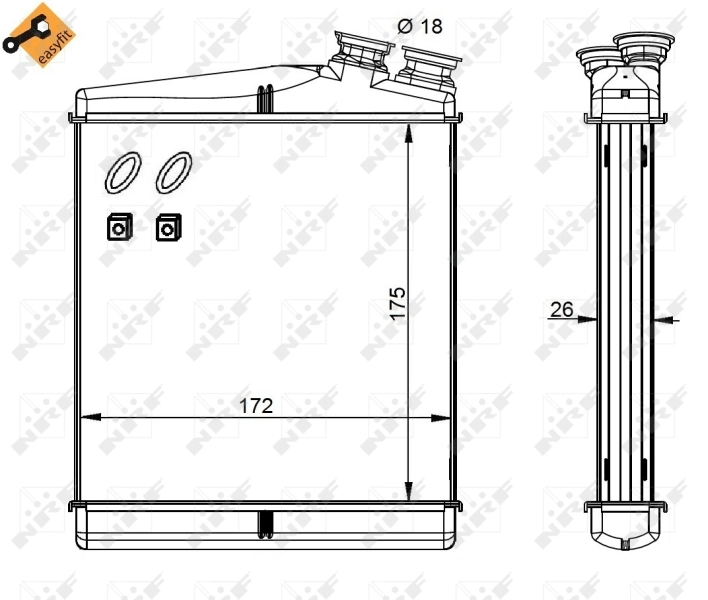 Radiador de forno (de aquecedor) Land Rover Freelander preço, a partir de 54,48 USD