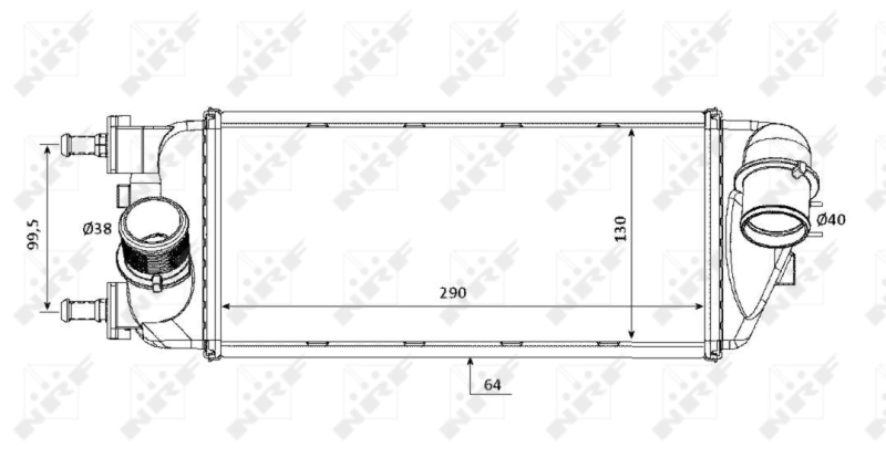 Radiador de intercooler Fiat 500 preço, a partir de 77,31 USD