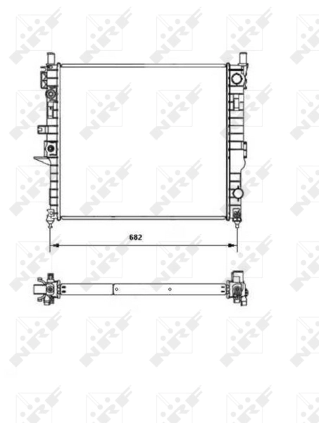 Compre Radiador de esfriamento de motor Mercedes ML/GLE 