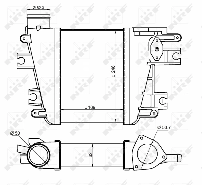 Compre Radiador de intercooler Nissan Patrol 