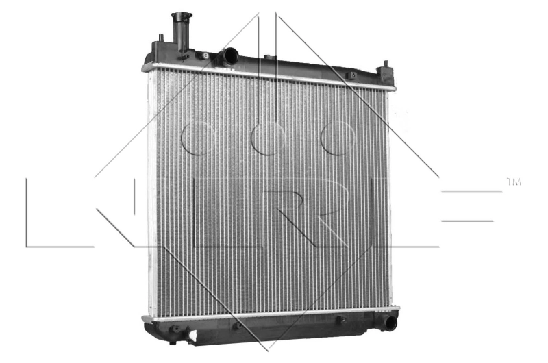 Radiador de esfriamento de motor para Toyota Hiace H1, H2