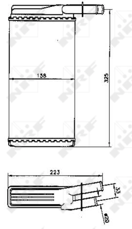 Radiador de forno (de aquecedor) Magneti Marelli BR061 preço, a partir de 34,74 USD