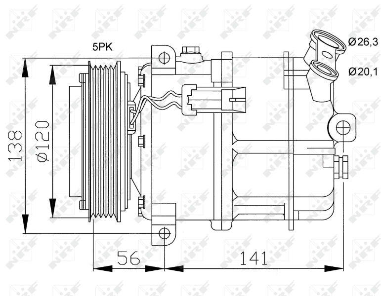 93176856 General Motors Compressor de aparelho de ar condicionado