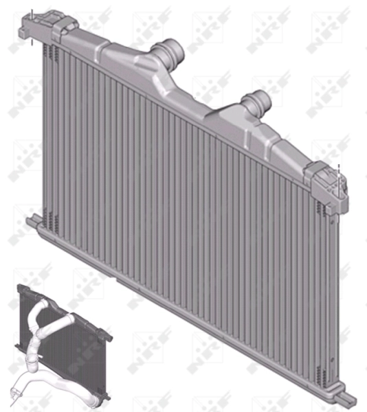 Radiador de intercooler 30320 NRF