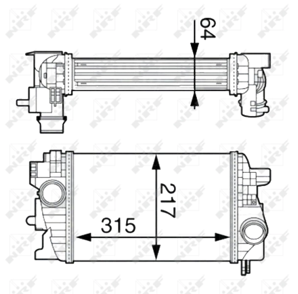 Radiador de intercooler VALEO 818537 preço, a partir de 107,45 USD