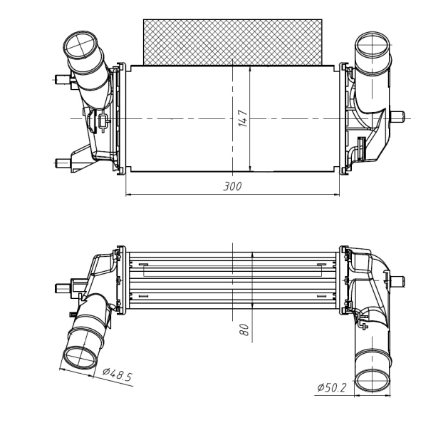Compre Radiador de intercooler Ford Fiesta 