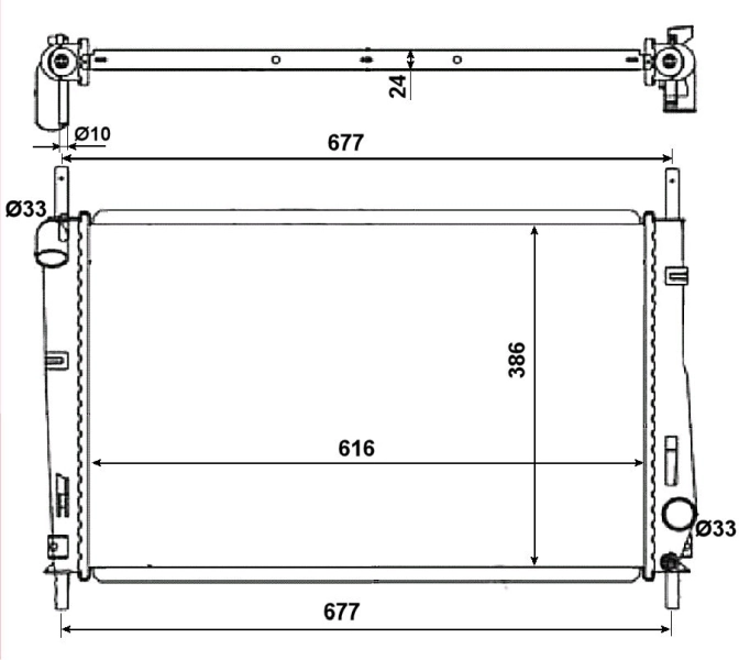 Radiador de esfriamento de motor Frig AIR 1053074 preço, a partir de 63,10 USD
