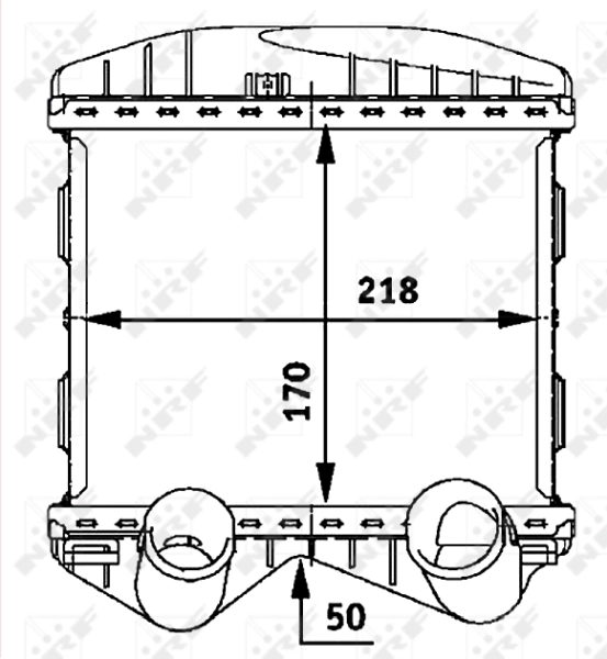 818366 VALEO Radiador de intercooler