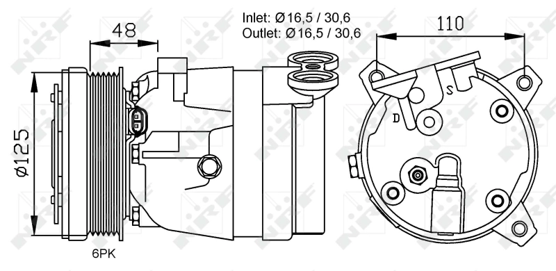1135349 General Motors Compressor de aparelho de ar condicionado
