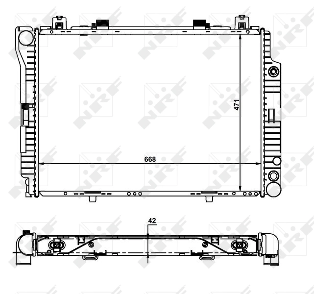 Radiador de esfriamento de motor Mercedes S preço, a partir de 144,38 USD