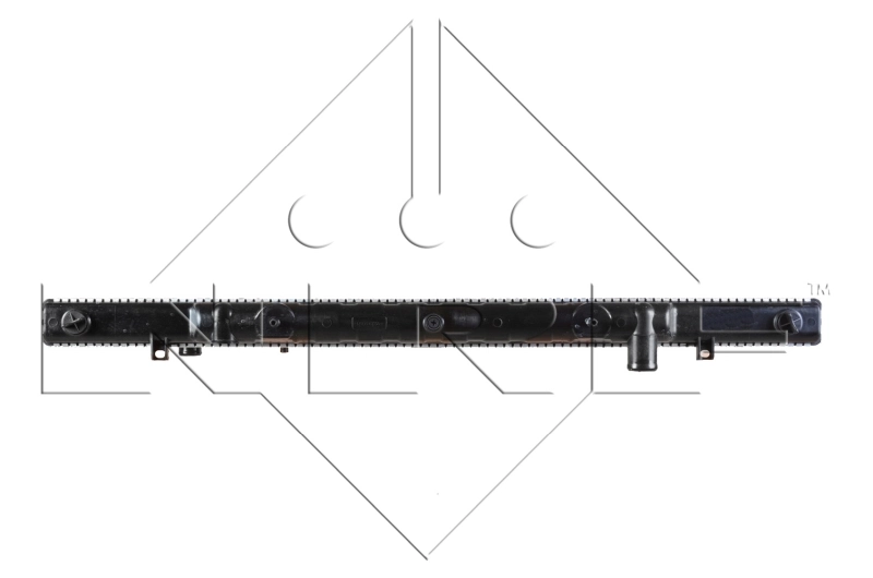 Compre 53830 NRF Radiador de esfriamento de motor