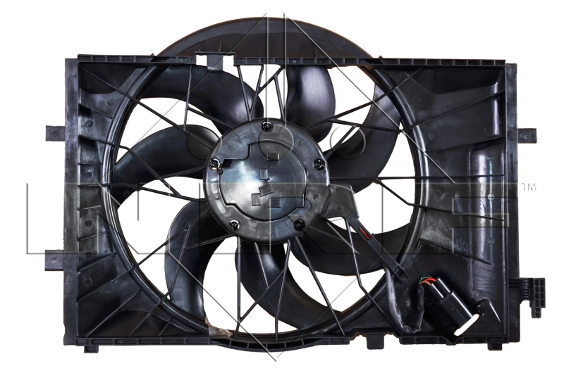 47293 NRF Difusor do radiador de esfriamento, montado com motor e roda de aletas