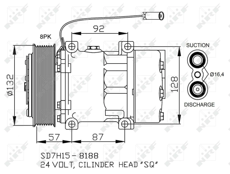Compressor de aparelho de ar condicionado NRF 32733 preço, a partir de 249,03 USD