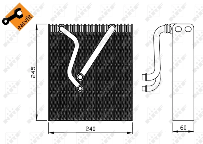 Vaporizador de aparelho de ar condicionado Volkswagen Caddy preço, a partir de 8,74 USD