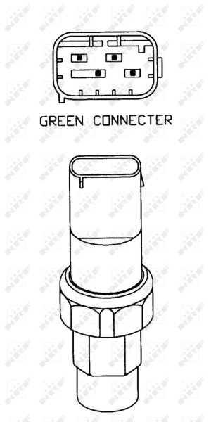 Sensor de pressão absoluta de aparelho de ar condicionado para BMW 3  E92