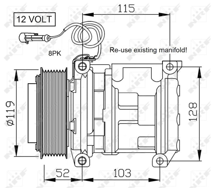 AL176857 Scania Compressor de aparelho de ar condicionado