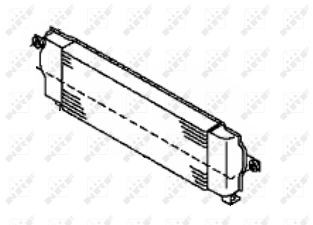 Radiador de intercooler 30363 NRF