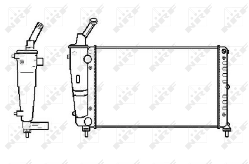 Compre 53619 NRF Radiador de esfriamento de motor