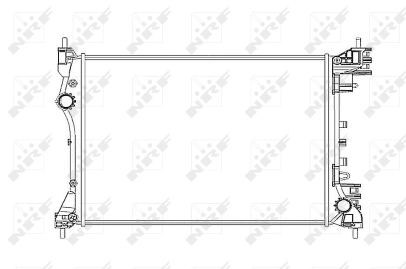 50522910 Fiat/Alfa/Lancia Radiador de esfriamento de motor