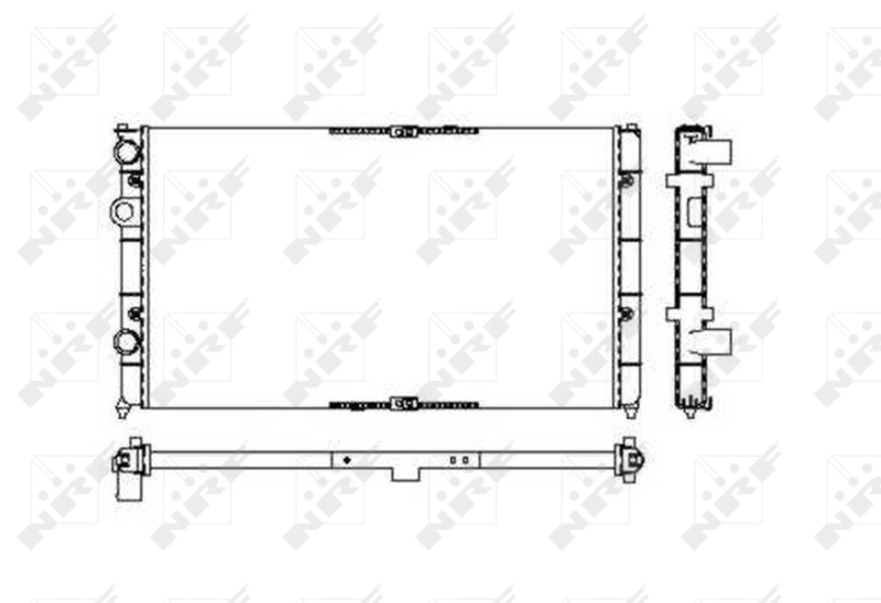Compre 53632 NRF Radiador de esfriamento de motor