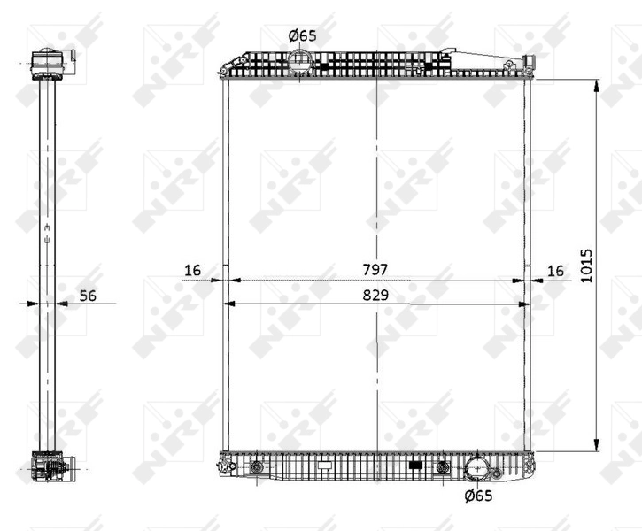 Radiador de esfriamento de motor Mercedes A9425003503 preço, a partir de 502,17 USD