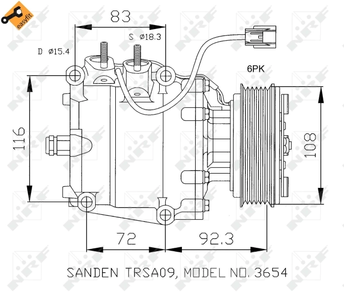 Compressor de aparelho de ar condicionado Honda Accord preço, a partir de 136,44 USD