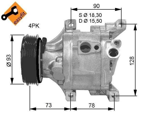 Compressor de aparelho de ar condicionado Mazda RX-8 preço, a partir de 165,54 USD