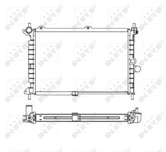 Compre 55308 NRF Radiador de esfriamento de motor