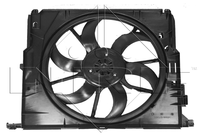 Ventilador elétrico de esfriamento montado (motor + roda de aletas) para BMW 5 F10