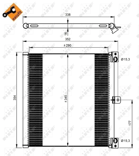 Radiador de aparelho de ar condicionado Porsche 911  991 ao melhor preço