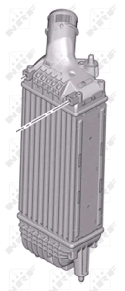 Radiador de intercooler 30319 NRF