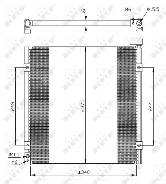 Compre 8193004 Frig AIR Radiador de aparelho de ar condicionado