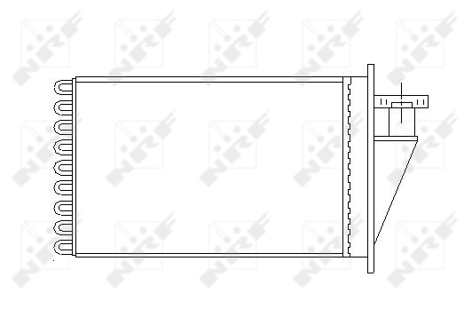 Radiador de forno (de aquecedor) NRF 53565