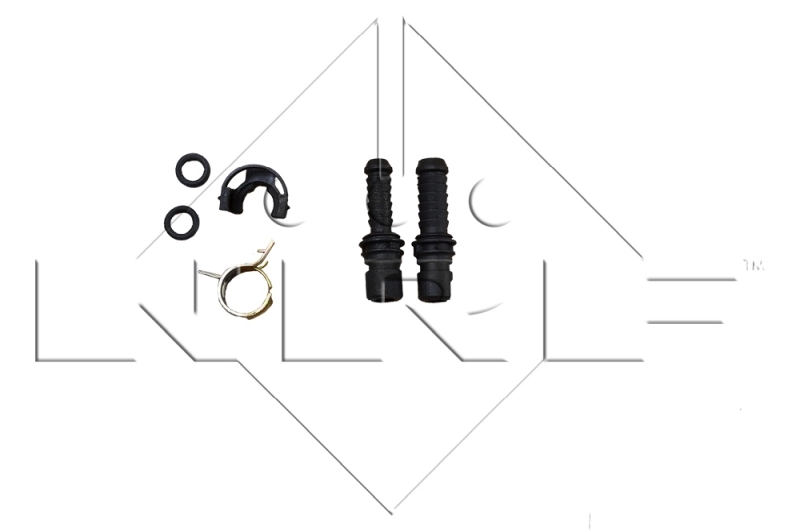 Radiador de esfriamento de motor 509523 NRF