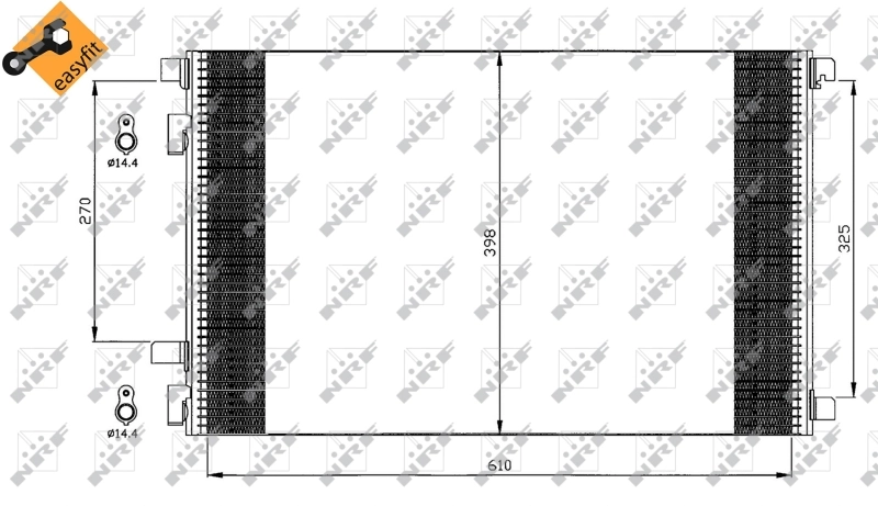 Radiador de aparelho de ar condicionado Renault Megane preço, a partir de 21,94 USD