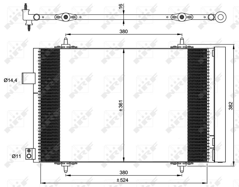 Radiador de aparelho de ar condicionado NRF 35946 preço, a partir de 73,34 USD