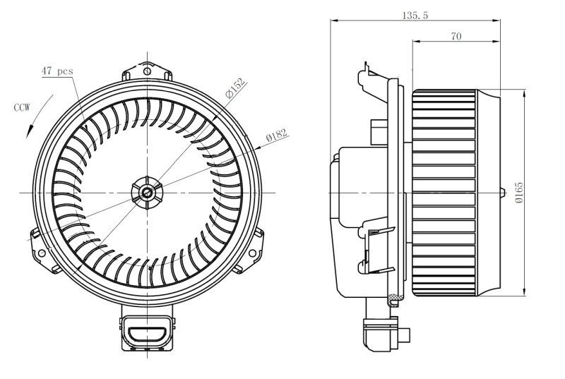Motor de ventilador de forno (de aquecedor de salão) Honda CR-V preço, a partir de 57,99 USD