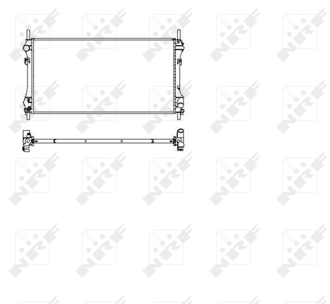 Radiador de esfriamento de motor Ford Transit preço, a partir de 52,52 USD