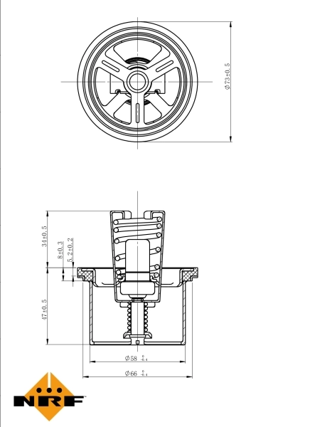 5010553100 Renault (RVI) Termostato