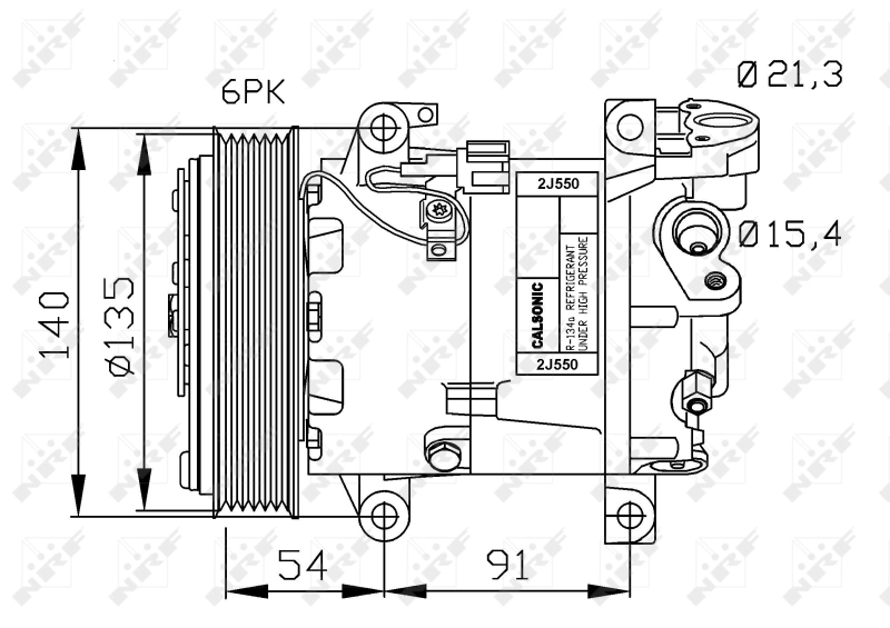 Compressor de aparelho de ar condicionado NRF 32690G preço, a partir de 49,40 USD