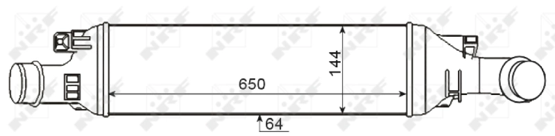 Radiador de intercooler 30339 NRF