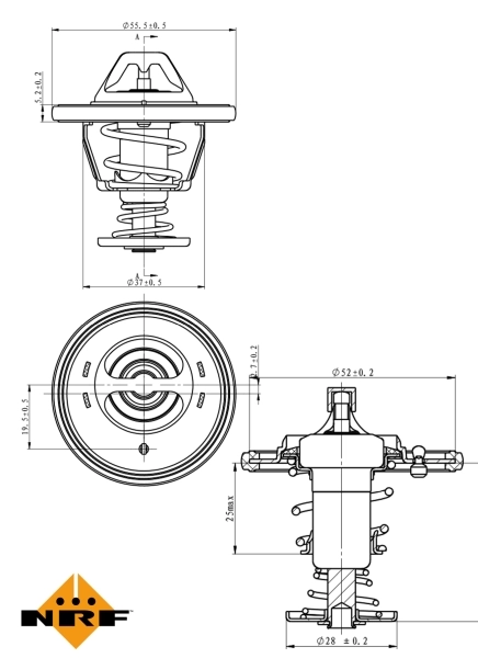 Termostato 725118 NRF