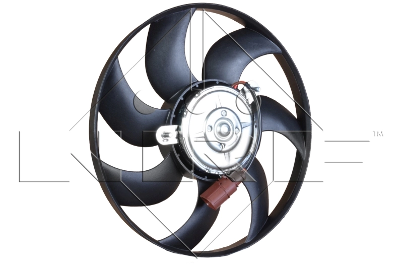 47388 NRF Ventilador elétrico de esfriamento montado (motor + roda de aletas) direito