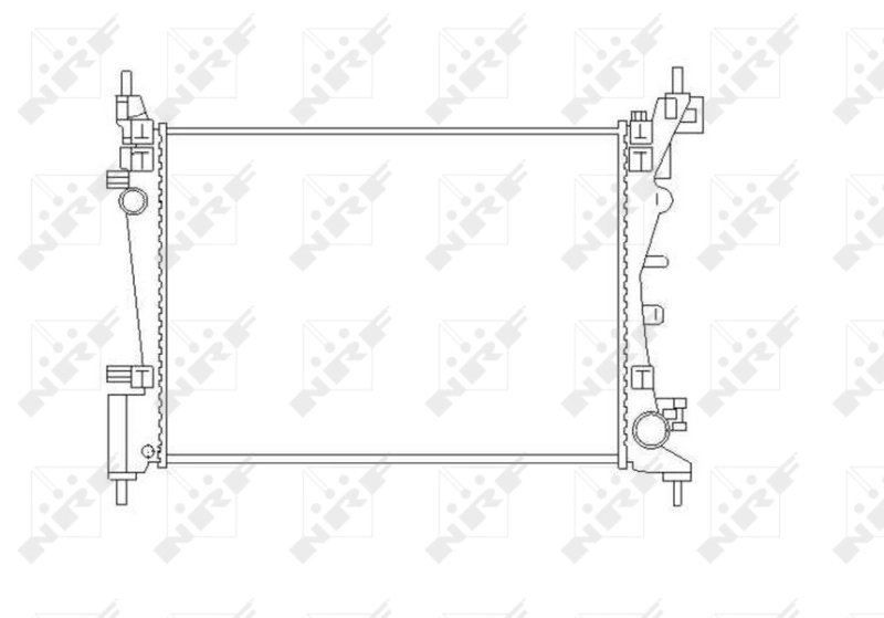 Compre 55340 NRF Radiador de esfriamento de motor