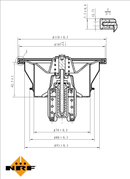 Termostato 7421746213 Renault (RVI)
