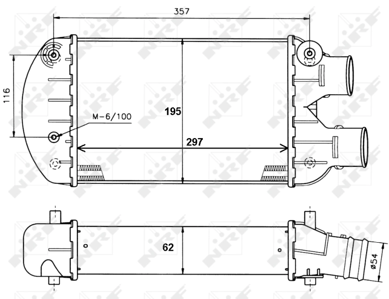 Compre Radiador de intercooler Fiat Brava 